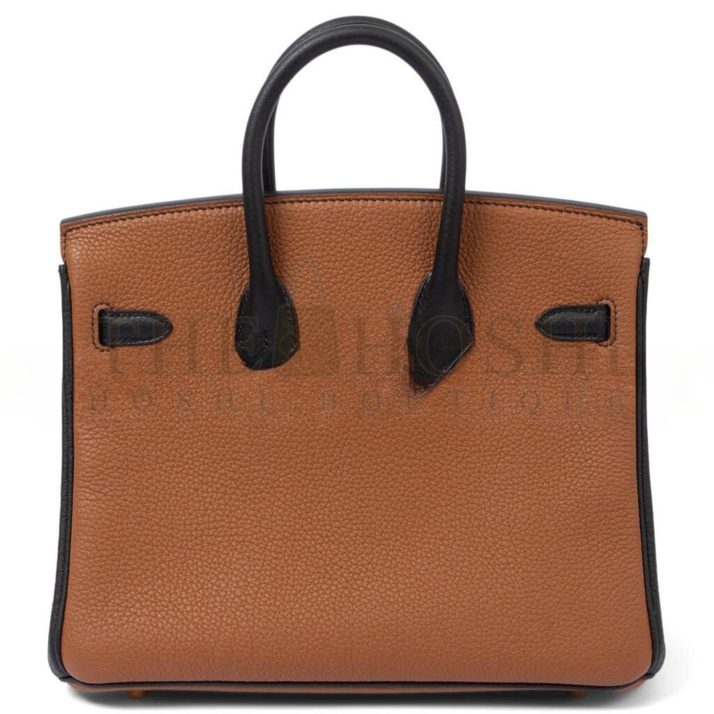 H**me5 BIRKIN 25 CAMEL GOLD BUCKLE BAG 3649 (25*20*13cm) Master Quality